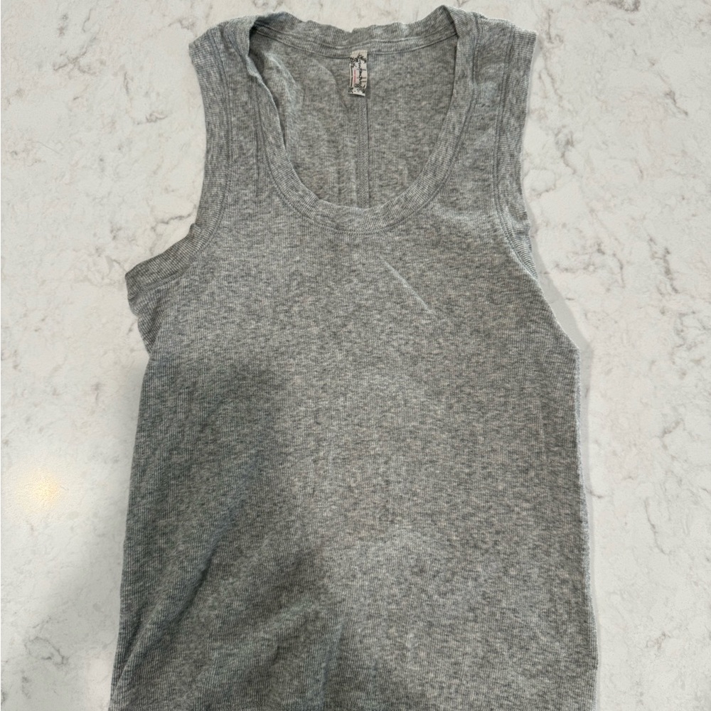 Free people U tank grey